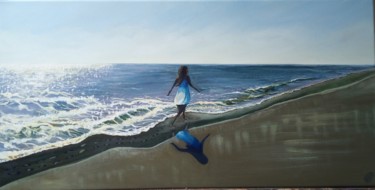 Peinture intitulée "Susurros de mar !!!" par Vanessa Garcia Artunedo, Œuvre d'art originale, Acrylique