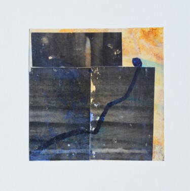 Collagen mit dem Titel "II/IV "the sea"" von Vanessa K., Original-Kunstwerk, Acryl