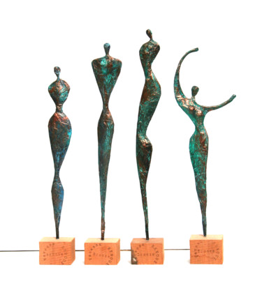 Sculpture titled "Sculptures en papie…" by Vanessa Renoux, Original Artwork, Paper