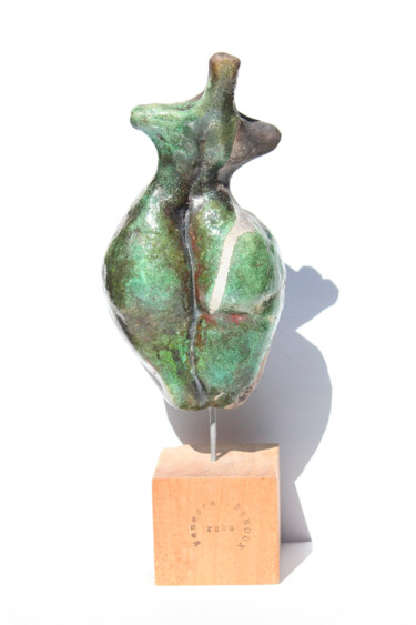 Sculpture titled "Grande Déesse calli…" by Vanessa Renoux, Original Artwork, Ceramics