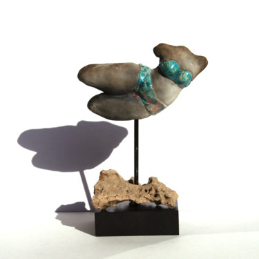 Sculpture intitulée "Baigneuse ou nageus…" par Vanessa Renoux, Œuvre d'art originale, Terre cuite