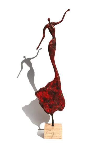 Scultura intitolato "Grande Danseuse pat…" da Vanessa Renoux, Opera d'arte originale, Carta