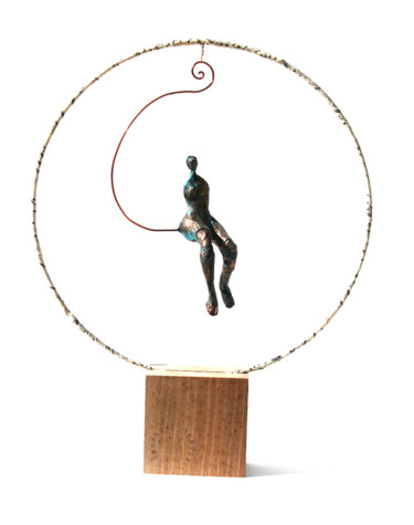 Rzeźba zatytułowany „Sculpture mobile, f…” autorstwa Vanessa Renoux, Oryginalna praca, Papier
