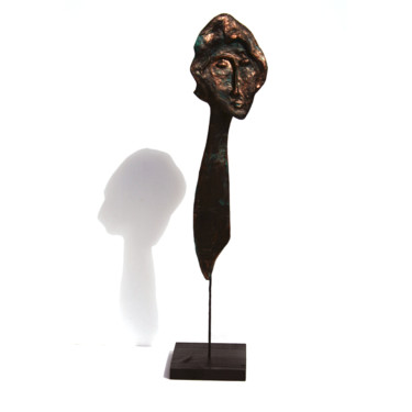 Скульптура под названием "Portrait de femme i…" - Vanessa Renoux, Подлинное произведение искусства, Бумага