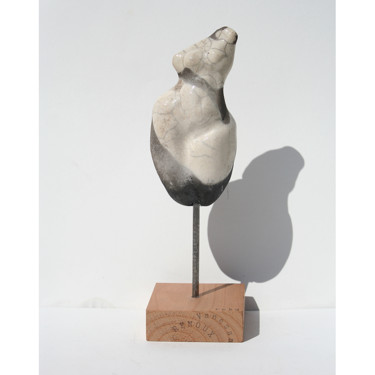 Sculpture titled "Déesse, vénus, en r…" by Vanessa Renoux, Original Artwork, Ceramics