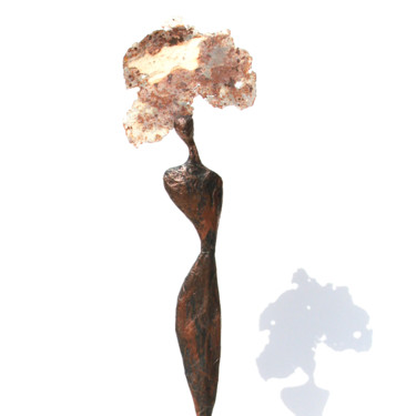 Sculpture titled "Sculpture femme éla…" by Vanessa Renoux, Original Artwork, Paper
