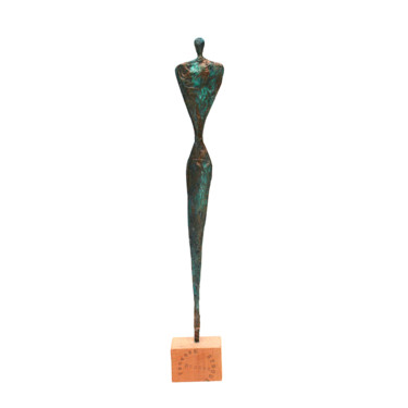 Скульптура под названием "Statuette homme hié…" - Vanessa Renoux, Подлинное произведение искусства, Бумага