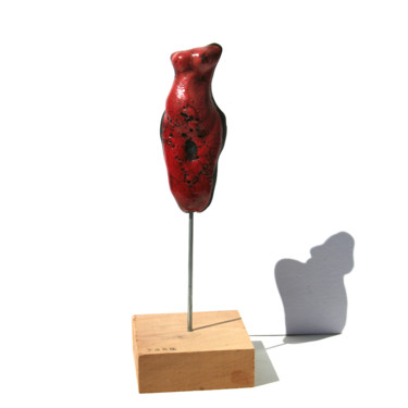 Skulptur mit dem Titel "Femme Déesse en rak…" von Vanessa Renoux, Original-Kunstwerk, Keramik