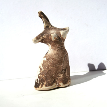 Skulptur mit dem Titel "Déesse de femme org…" von Vanessa Renoux, Original-Kunstwerk, Keramik