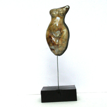 Sculpture titled "Déesse Vénus en rak…" by Vanessa Renoux, Original Artwork, Ceramics