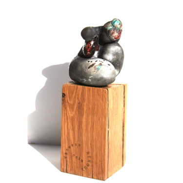 Sculpture titled "Sculpture de femme…" by Vanessa Renoux, Original Artwork, Ceramics