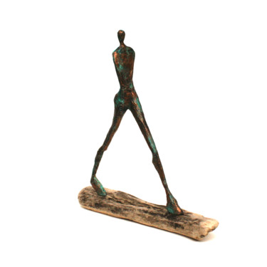 Sculpture titled "Homme qui marche, s…" by Vanessa Renoux, Original Artwork, Paper