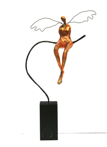「Grand Ange gardien,…」というタイトルの彫刻 Vanessa Renouxによって, オリジナルのアートワーク, 紙