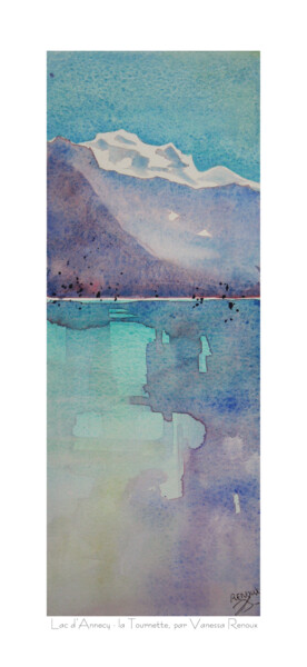 Pittura intitolato "Reproduction Aquare…" da Vanessa Renoux, Opera d'arte originale, Acquarello