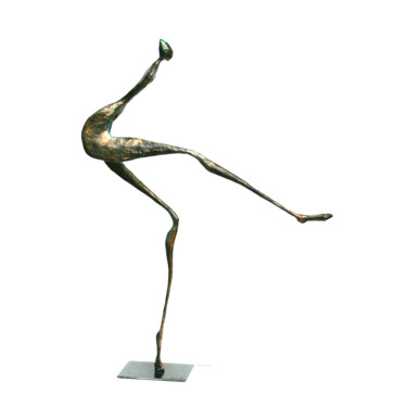 Skulptur mit dem Titel "Acrobate, sculpture…" von Vanessa Renoux, Original-Kunstwerk, Papier