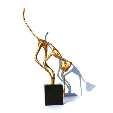 Rzeźba zatytułowany „Sculpture de chat l…” autorstwa Vanessa Renoux, Oryginalna praca, Papier