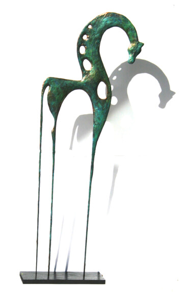 Скульптура под названием "Cheval géant, façon…" - Vanessa Renoux, Подлинное произведение искусства, Бумага