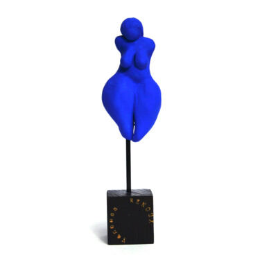 Scultura intitolato "Vénus bleu profond" da Vanessa Renoux, Opera d'arte originale, Ceramica