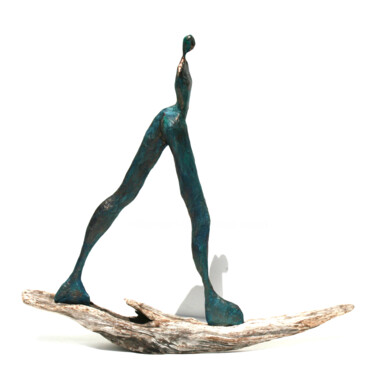 Skulptur mit dem Titel "Sculpture de Marche…" von Vanessa Renoux, Original-Kunstwerk, Papier