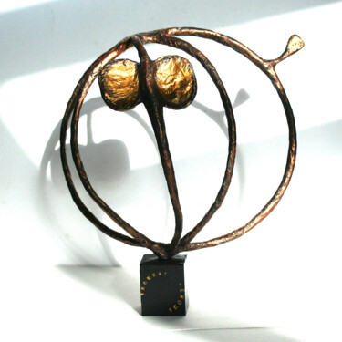 Skulptur mit dem Titel "Pachy ball, éléphan…" von Vanessa Renoux, Original-Kunstwerk, Papier