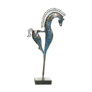 Skulptur mit dem Titel "Sculpture cheval st…" von Vanessa Renoux, Original-Kunstwerk, Papier