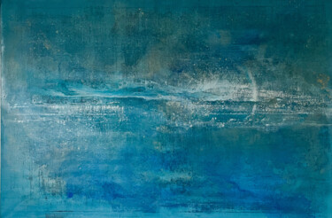 Schilderij getiteld "Like blue" door Vanessa Seconde, Origineel Kunstwerk, Acryl