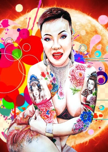 Цифровое искусство под названием "Digital painting" - Vanessa Chyi, Подлинное произведение искусства, Цифровая живопись