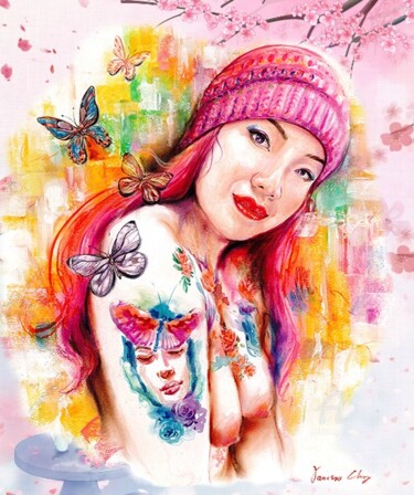 数字艺术 标题为“Digital Painting 01” 由Vanessa Chyi, 原创艺术品, 数字油画