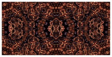 Digital Arts titled "Fire carpet" by Vania, Original Artwork
