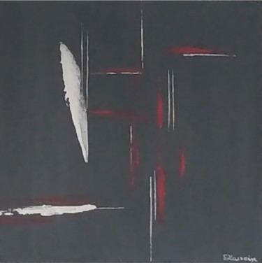 Peinture intitulée "In the Nignt" par Sylvia Lacroix, Œuvre d'art originale, Acrylique