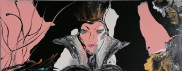 Painting titled "Evil Queen" by Vanja Zanze, Original Artwork, Acrylic