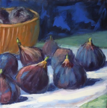 Peinture intitulée "Les figues de Bagno…" par Pierre Vanmansart, Œuvre d'art originale, Acrylique Monté sur Châssis en bois