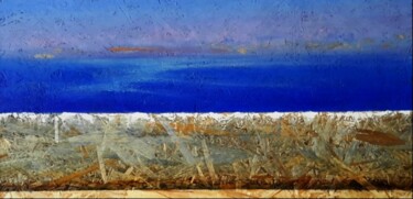 Painting titled "Lungomare" by Vanni 3.14, Original Artwork, Acrylic