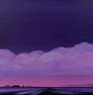 Malerei mit dem Titel "Dageraad (Dawn) in…" von Nelly Van Nieuwenhuijzen, Original-Kunstwerk, Acryl