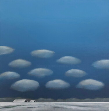 Pintura intitulada "Yayoi Kusama winter…" por Nelly Van Nieuwenhuijzen, Obras de arte originais, Acrílico Montado em Armação…