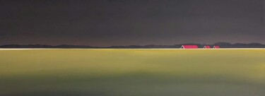 Pintura titulada "The last light befo…" por Nelly Van Nieuwenhuijzen, Obra de arte original, Acrílico Montado en Bastidor de…