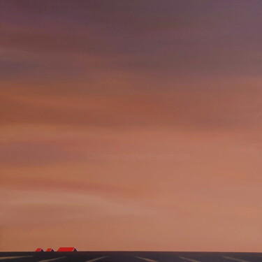 Peinture intitulée "Dawn (30 December)" par Nelly Van Nieuwenhuijzen, Œuvre d'art originale, Acrylique Monté sur Châssis en…