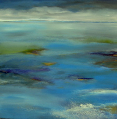 Painting titled "The Dutch Coast" by Nelly Van Nieuwenhuijzen, Original Artwork, Acrylic