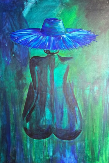 Painting titled "ELLE." by Vanoo’Ow, Original Artwork, Acrylic