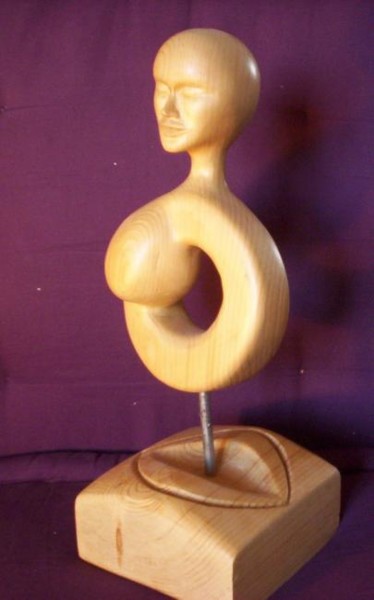 Scultura intitolato "transmission" da Marie Claire Van Raes, Opera d'arte originale