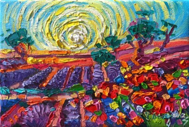 Картина под названием "Little inspiration" - Vanya Georgieva, Подлинное произведение искусства, Масло Установлен на Деревянн…