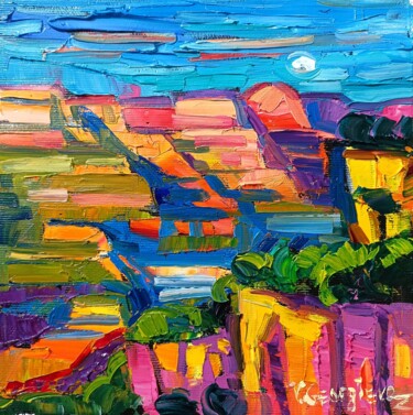 Pittura intitolato "Grand Canyon light" da Vanya Georgieva, Opera d'arte originale, Olio Montato su Telaio per barella in le…
