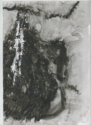 Картина под названием "Death begs for alms…" - Vanya Kasatka, Подлинное произведение искусства, Чернила