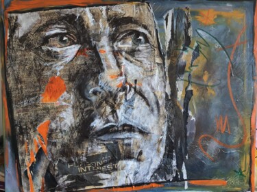 Schilderij getiteld "COCTEAU, LE LIBRE P…" door Vanya, Origineel Kunstwerk, Acryl