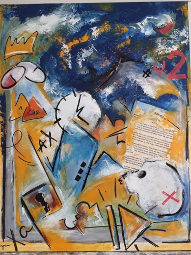 Malerei mit dem Titel "#PSY2" von Vanya, Original-Kunstwerk, Acryl