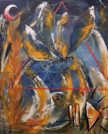 Картина под названием "ADAPT" - Vanya, Подлинное произведение искусства, Акрил Установлен на Деревянная рама для носилок