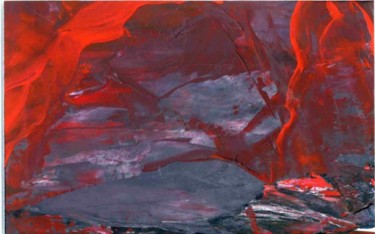 Peinture intitulée "orageux" par Laurence Vareillaud, Œuvre d'art originale
