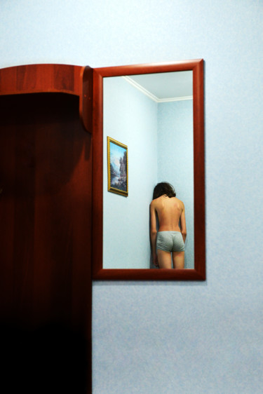 Фотография под названием "Blue house" - Varvara Shtern, Подлинное произведение искусства, Цифровая фотография