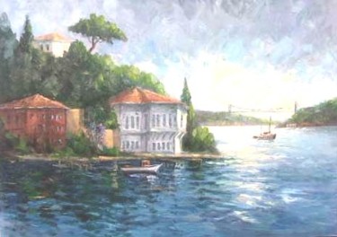 Painting titled "Boğaz" by Ali Yagcı, Original Artwork