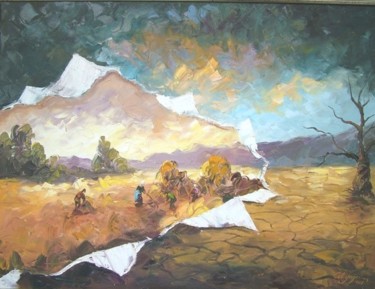 Painting titled "Doga 1" by Ali Yagcı, Original Artwork
